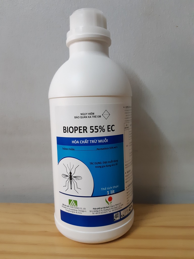 Thuốc diệt trừ muỗi thế hệ mới Bioper 55EC của Hàn Quốc